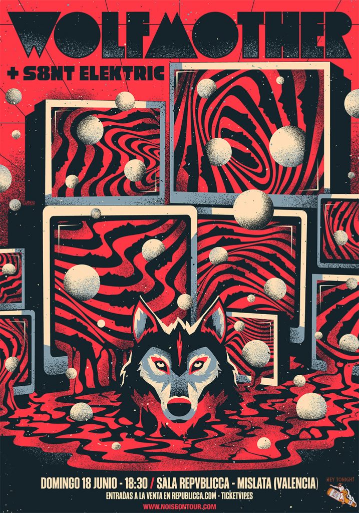 CARTEL WOLFMOTHER VALENCIA