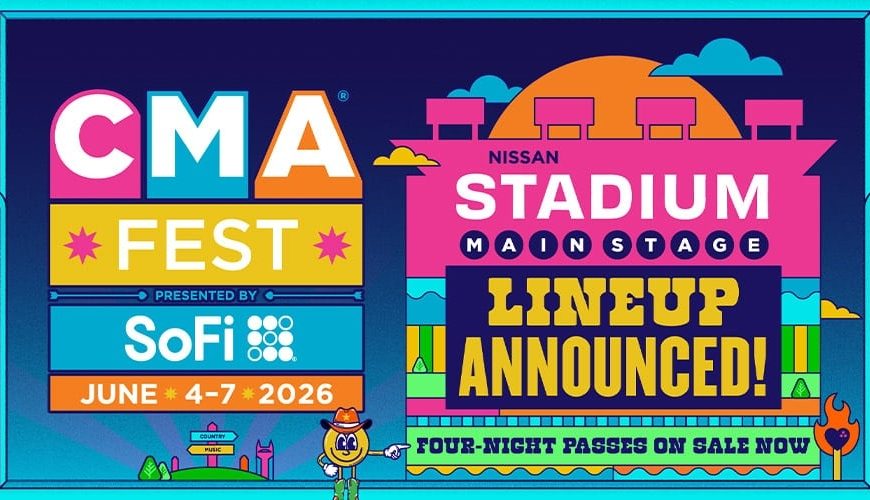 VUELVE EL CMA A DOWNTOWN NASHVILLE DEL 4 AL 7 DE JUNIO