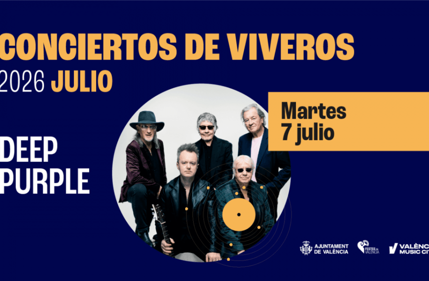 Llega Deep Purple a Valencia